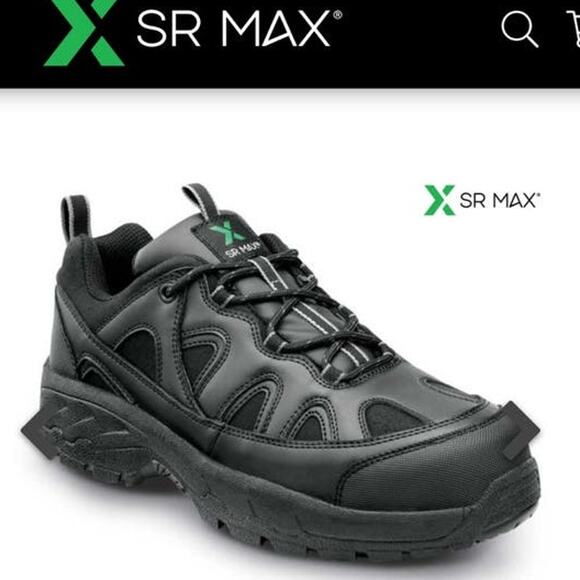SR MAX STEEL TOE SLIP RESISTANT MENS WORK SHOES 10.5 EW WIDE  SRM4400 - Picture 1 of 10